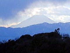 富士見デッキから望む富士山